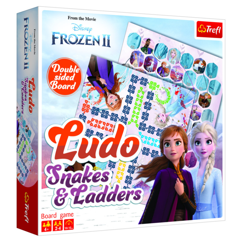 Trefl FROZEN "Ledus Sirds 2" Galda spēle Ludo/Čūskas un kāpnes