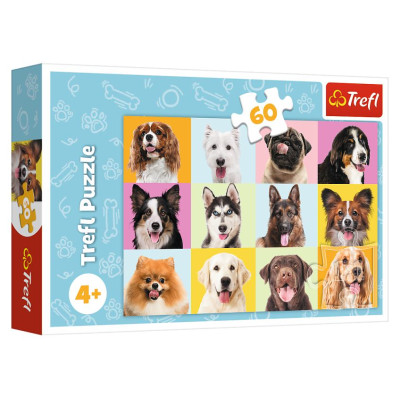 Trefl Puzle kucēni, 60 gab.