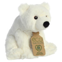 Eco Nation AUR Eco Nation Plīša rotaļlieta Polārlācis, 24 cm