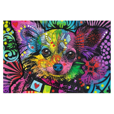 Trefl Koka puzle - Krāsains kucēns, 500gb