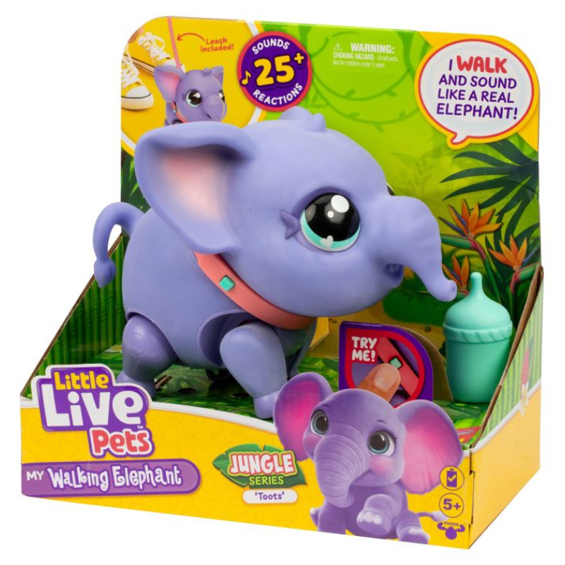 Little Live Pets Interaktīvs plī&scaron;a zilonītis