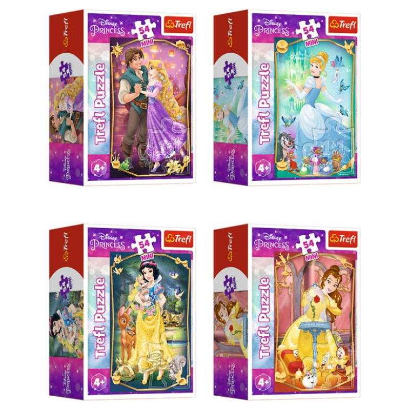 Trefl DISNEY PRINCESS Puzle Mini Princeses, 54 gab.