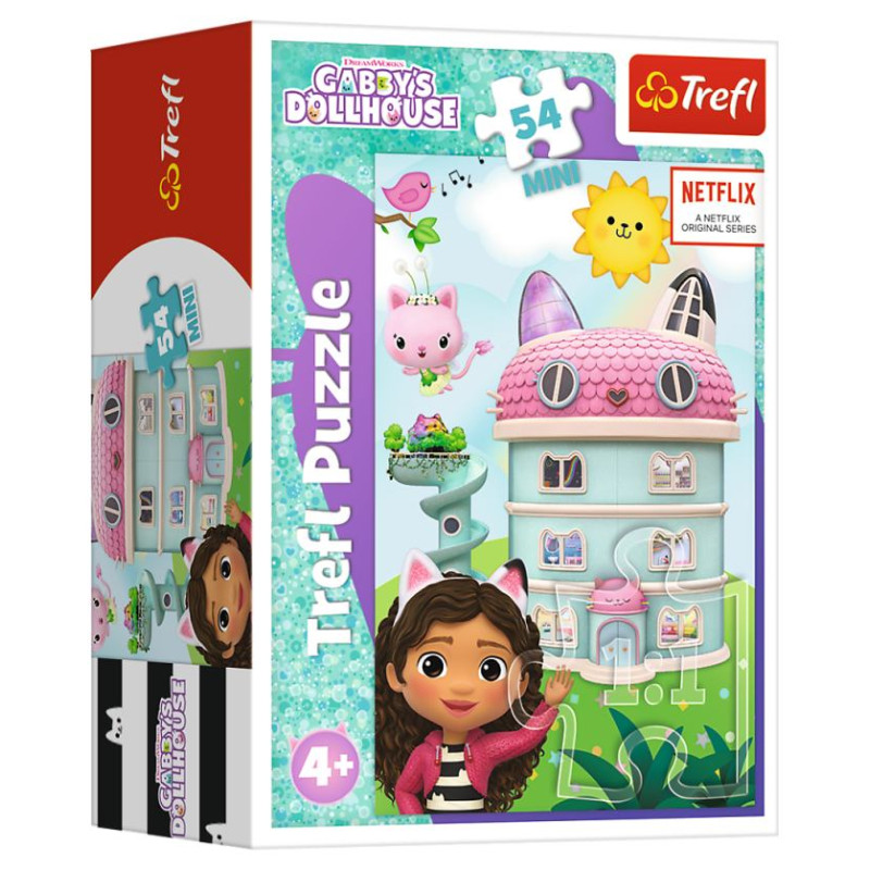 Trefl GABBY&acute;S DOLLHOUSE Puzle mini, 54 gab.