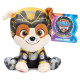 Paw Patrol Mighty Pups Movie plīša rotaļlieta Rubble, 15 cm