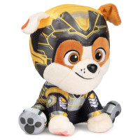 Paw Patrol Mighty Pups Movie plīša rotaļlieta Rubble, 15 cm