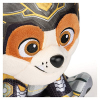 Paw Patrol Mighty Pups Movie plīša rotaļlieta Rubble, 15 cm