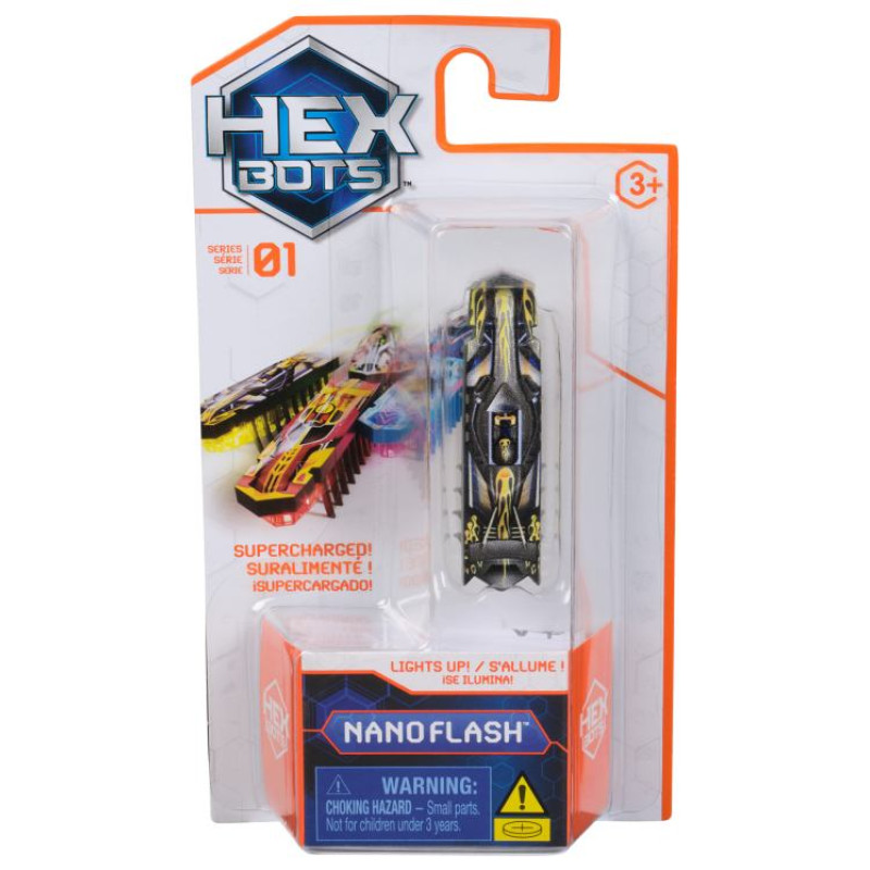 Hex Bots Interaktīvā rotaļlieta Nano vabole ar gaismiņām