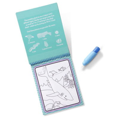 Melissa & Doug Ūdens krāsojamā grāmata MELISSA Water Wow! &ndash; Zemūdens pasaule