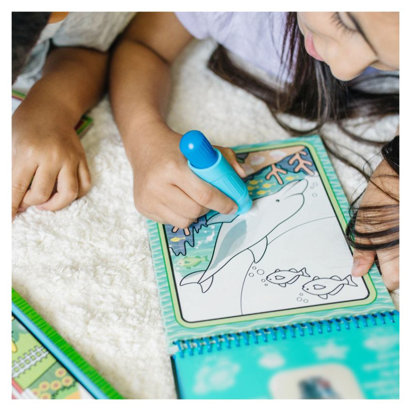 Melissa & Doug Ūdens krāsojamā grāmata MELISSA Water Wow! &ndash; Zemūdens pasaule