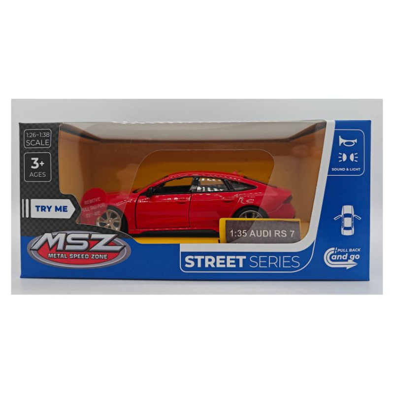 MSZ Miniatūrais modelis - Audi RS 7 Sportback, mērogs 1:35