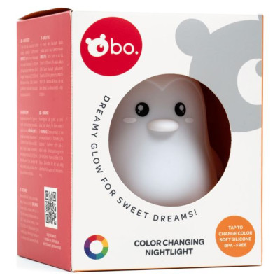 BO. Krāsaina nakts lampa Pingvīns