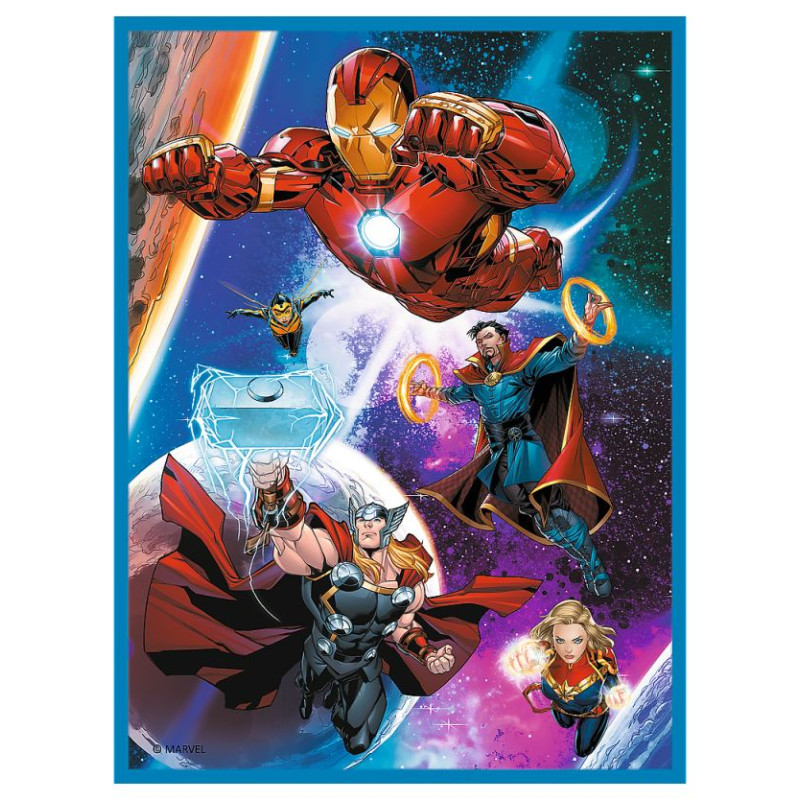Trefl AVENGERS Puzles komplekts 30 gab + 48 gab + 24 memo