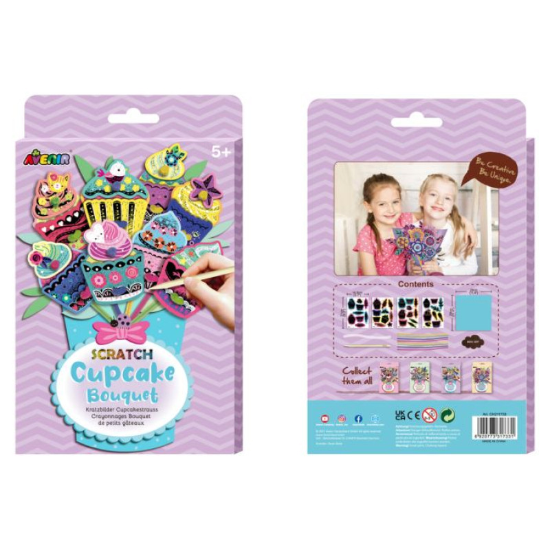 Avenir Skrāpējamo attēlu komplekts: Kēksiņu pu&scaron;ķis