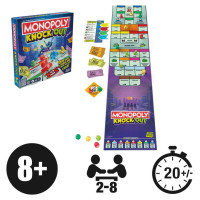 Monopoly Galda spēle Knockout (angļu valodā)
