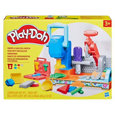 Play-Doh Rotaļu komplekts Preses un zāģa darbgalds