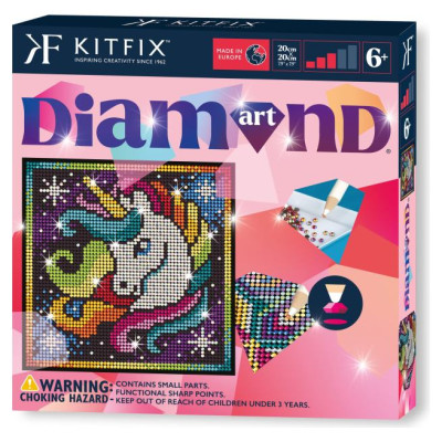 Kitfix Amatniecības komplekts dimantiņu māksla, Vienradzis