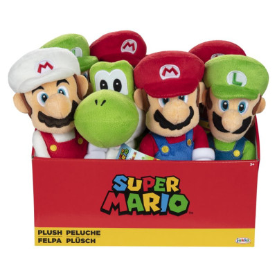 Jakks SUPER MARIO Plī&scaron;a rotaļlieta , 22 cm