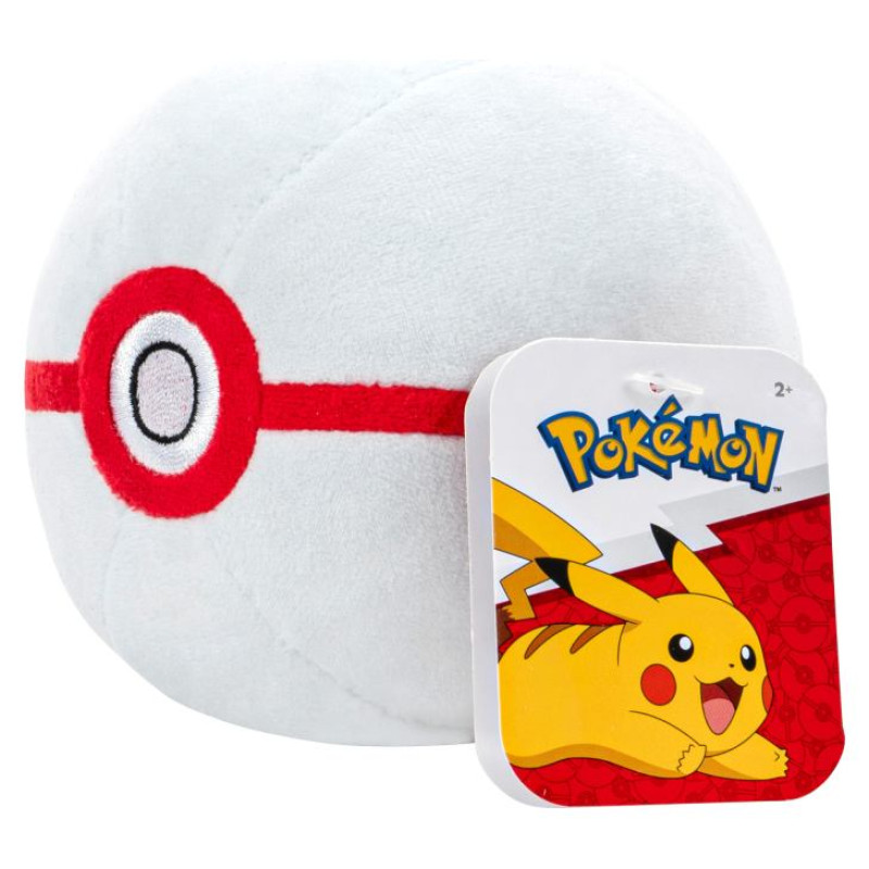 Pokemon W2 plī&scaron;a rotaļlieta Pok&eacute; Ball, 12 cm