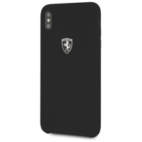 Ferrari Hardcase FEOSIHCI65BK iPhone Xs Max black/black Silicone Off track