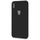 Ferrari Hardcase FEOSIHCI65BK iPhone Xs Max black/black Silicone Off track