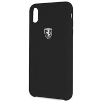 Ferrari Hardcase FEOSIHCI65BK iPhone Xs Max black/black Silicone Off track