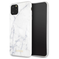 Guess GUHCN65HYMAWH iPhone 11 Pro Max white/white Marble
