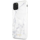Guess GUHCN65HYMAWH iPhone 11 Pro Max white/white Marble