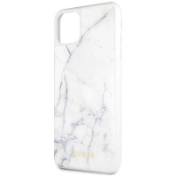 Guess GUHCN65HYMAWH iPhone 11 Pro Max white/white Marble