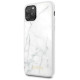 Guess GUHCN58HYMAWH iPhone 11 Pro biały/white Marble