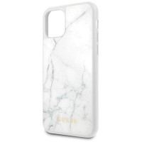Guess GUHCN58HYMAWH iPhone 11 Pro biały/white Marble