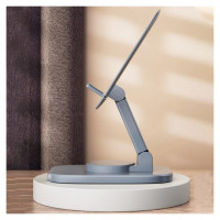 Dudao desk telescopic stand foldable stand for phone tablet gray (F5XS)