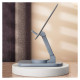 Dudao desk telescopic stand foldable stand for phone tablet gray (F5XS)
