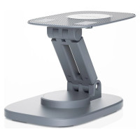 Dudao desk telescopic stand foldable stand for phone tablet gray (F5XS)