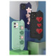 Kingxbar Sweet Series case decorated with original Swarovski crystals iPhone 12 Pro / iPhone 12 black