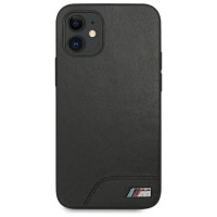 BMW Etui BMW BMHCP12SMHOLBK iPhone 12 mini 5,4" czarny/black hardcase M Collection Smooth PU