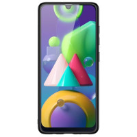 Dux Ducis Yolo elegant case made of soft TPU and PU leather for Samsung Galaxy M30s black