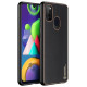Dux Ducis Yolo elegant case made of soft TPU and PU leather for Samsung Galaxy M30s black