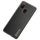 Dux Ducis Yolo elegant case made of soft TPU and PU leather for Samsung Galaxy M30s black