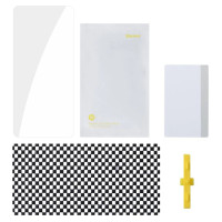 Baseus 2x Full Screen Protector Film 0.15mm for Xiaomi Redmi K40 / K40 Pro / Poco F3 Transparent (SGMIK40-02)