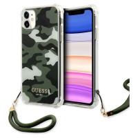 Guess GUHCN61KSARKA iPhone 11 6.1" / Xr green/khaki hardcase Camo Collection