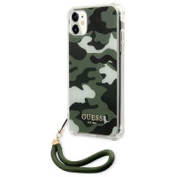 Guess GUHCN61KSARKA iPhone 11 6.1" / Xr green/khaki hardcase Camo Collection