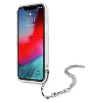 Guess GUHCP12LKSPESI iPhone 12 Pro Max 6.7" silver/silver hardcase Peony Chain Collection