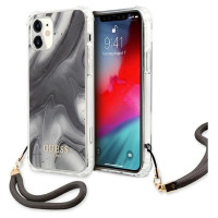 Guess GUHCP12SKSMAGR iPhone 12 mini 5.4" grey/grey hardcase Marble Collection