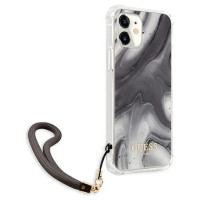 Guess GUHCP12SKSMAGR iPhone 12 mini 5.4" grey/grey hardcase Marble Collection