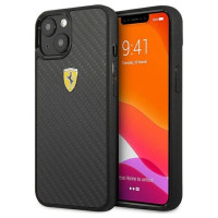 Ferrari FEHCP13SFCABK iPhone 13 mini 5.4" black/black hardcase On Track Real Carbon