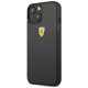 Ferrari FEHCP13SFCABK iPhone 13 mini 5.4" black/black hardcase On Track Real Carbon