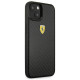 Ferrari FEHCP13SFCABK iPhone 13 mini 5.4" black/black hardcase On Track Real Carbon