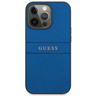 Guess GUHCP13LPSASBBL iPhone 13 Pro / 13 6.1" blue/blue Saffiano Strap