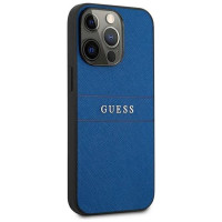 Guess GUHCP13LPSASBBL iPhone 13 Pro / 13 6.1" blue/blue Saffiano Strap