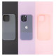 Kingxbar Plain Series case cover for iPhone 13 silicone cover gray